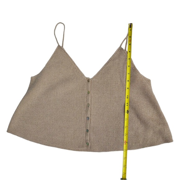 INTERMIX Felicity Button Front Cami Top P - Picture 3 of 7